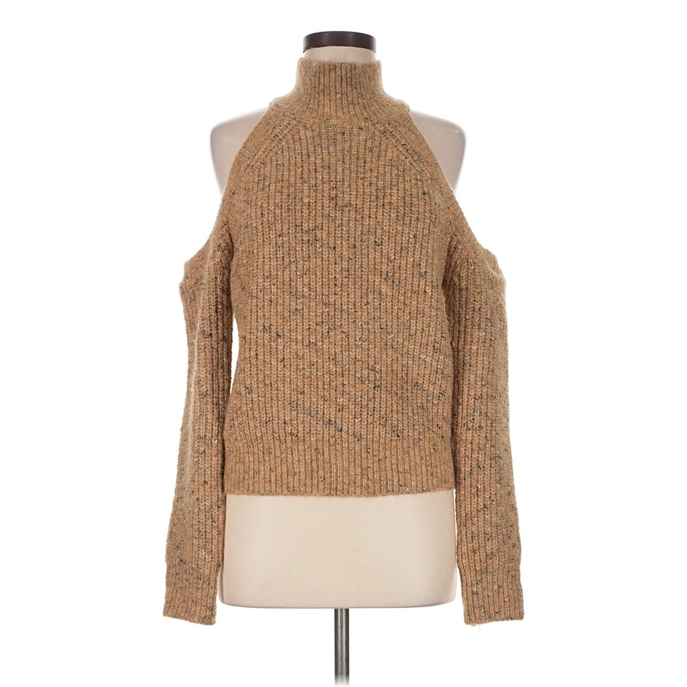 Astr the Label Women's Ariella Cut-Out Sweater Medium Going out Top Turtleneck